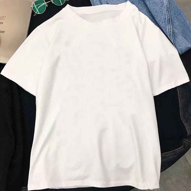 Plus Size Rose Print T-Shirt Casual Short Sleeve Crew Neck T-Shirt For Spring & Summer Women's Plus Size Clothing